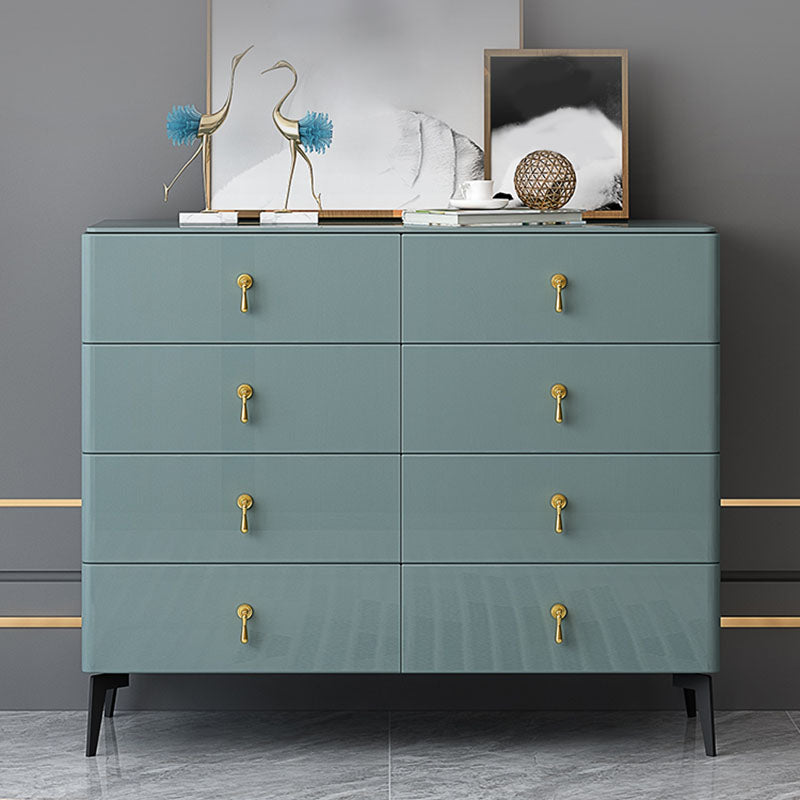 Glam Wooden 16" Wide Storage Chest Bedroom Chest with Drawers