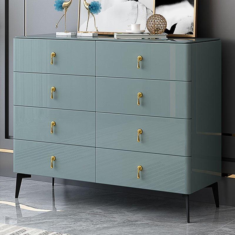 Glam Wooden 16" Wide Storage Chest Bedroom Chest with Drawers