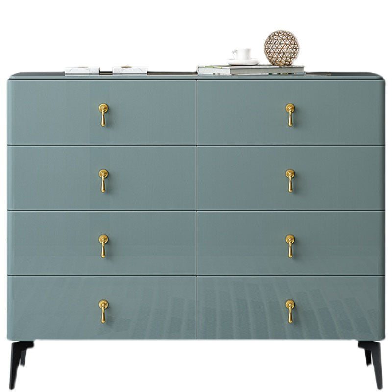 Glam Wooden 16" Wide Storage Chest Bedroom Chest with Drawers