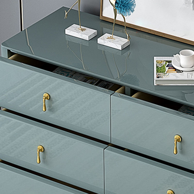 Glam Wooden 16" Wide Storage Chest Bedroom Chest with Drawers