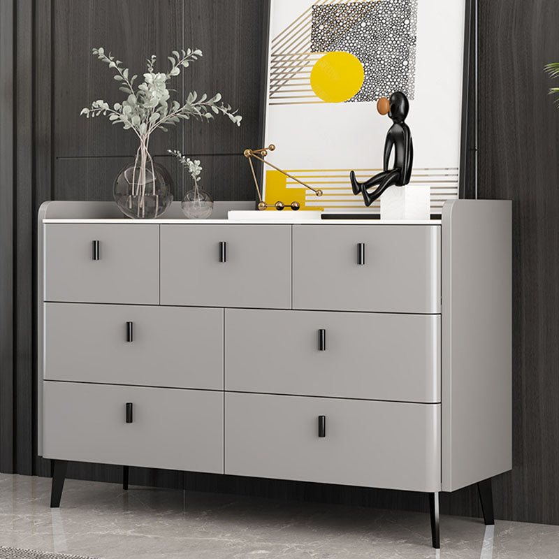 Contemporary Stone Top Storage Chest 15.75" Width Dresser for Bedroom