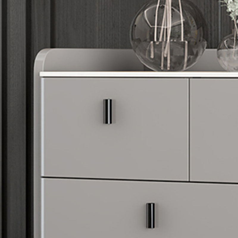 Contemporary Stone Top Storage Chest 15.75" Width Dresser for Bedroom