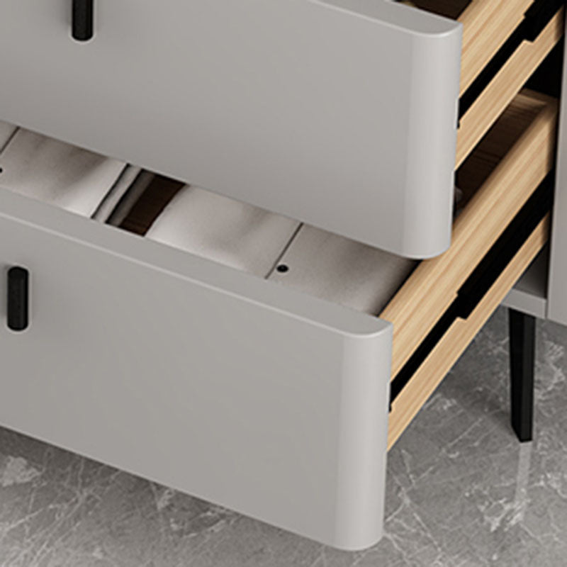 Contemporary Stone Top Storage Chest 15.75" Width Dresser for Bedroom