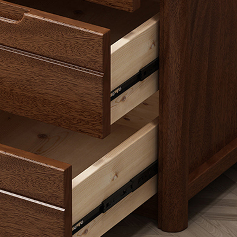 Traditional Solid Wood Lingerie Chest Soft-Close Drawers Bedroom Storage Chest