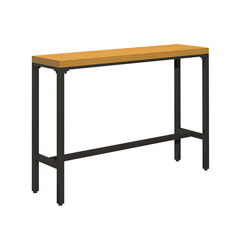 Industrial 1/2/6/11 Pieces Solid Wood Bar Table Set Rectangular Counter Set for Home Use