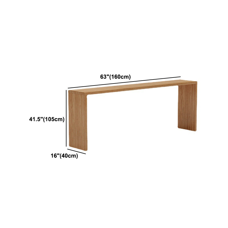 Glam 1/5/9 Pieces Bar Table Set Rectangle Wooden Counter Table for Kitchen