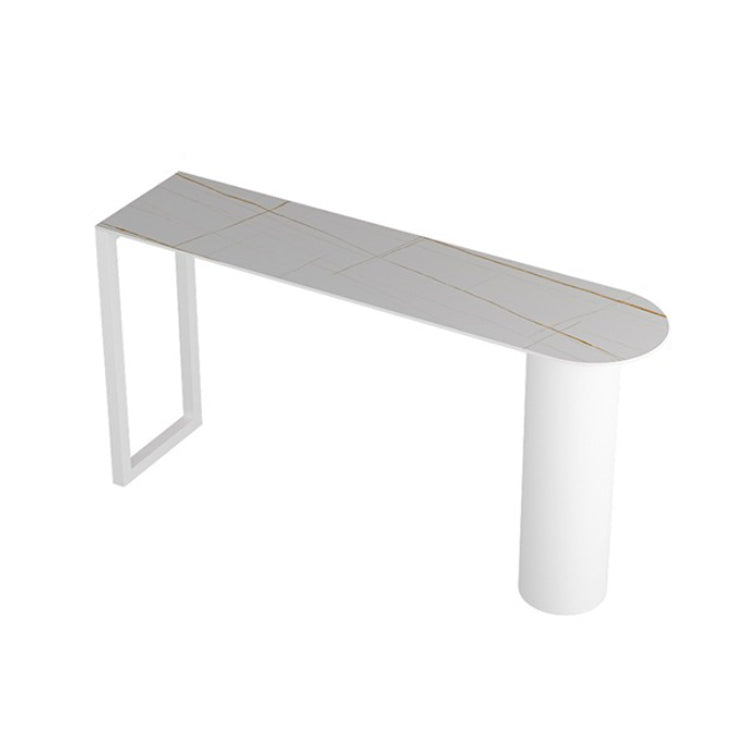 Modern 1/2/3/5 Pieces Bar Table Set Rectangle Stone Bar Table with High Stools