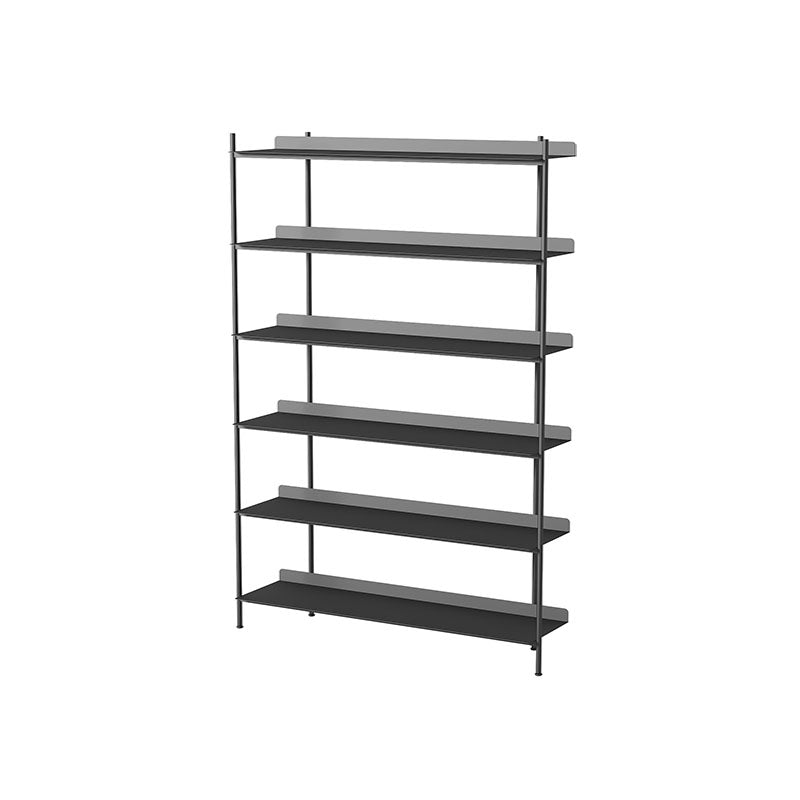 Etagere Shelf Bookcase Contemporary Metal Book Shelf for Study Room