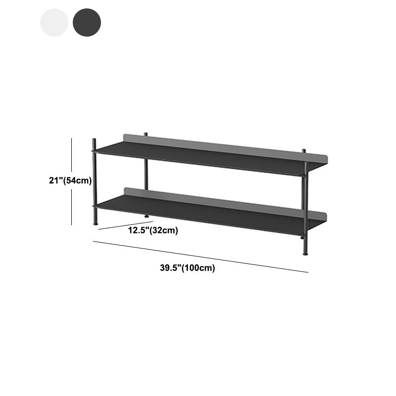 Etagere Shelf Bookcase Contemporary Metal Book Shelf for Study Room
