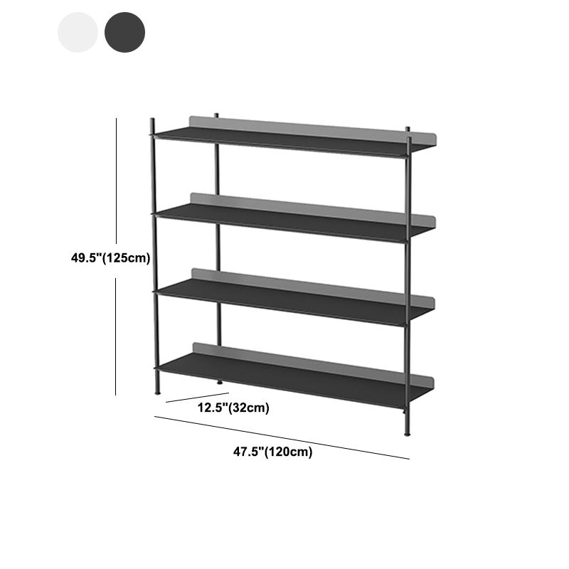 Etagere Shelf Bookcase Contemporary Metal Book Shelf for Study Room