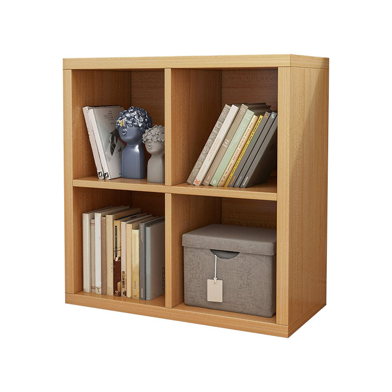 Contemporary Engineered Wood Bookshelf Closed Back Shelf Bookcase for Home