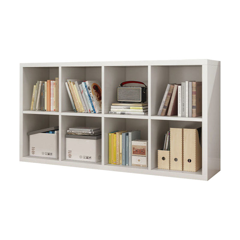 Contemporary Engineered Wood Bookshelf Closed Back Shelf Bookcase for Home