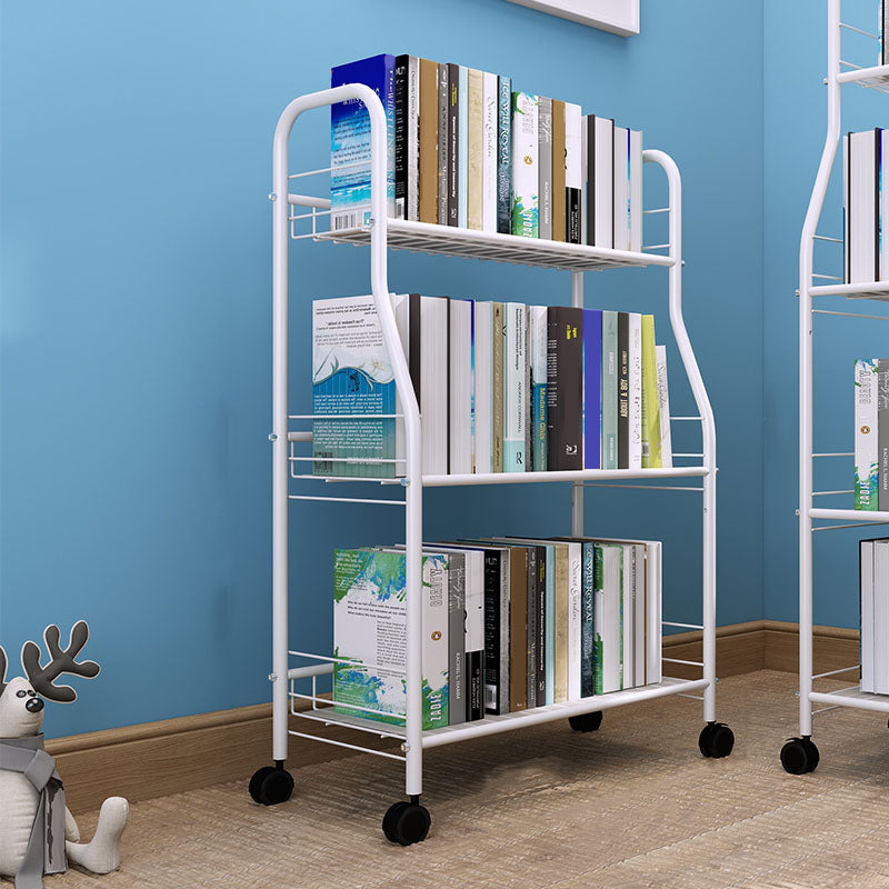 Modern Metal Shelf Bookcase Etagere Book Shelf for Study Room