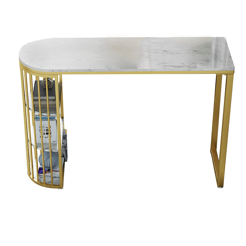 Glam 1/3 Pieces Bar Table Set Stone Counter Table with High Stools for Living Room