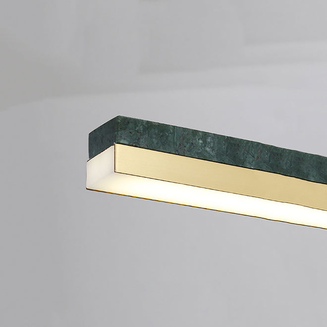 Modern Style Linear Island Light Fixture Metal 1- Light Island Lighting Fixture
