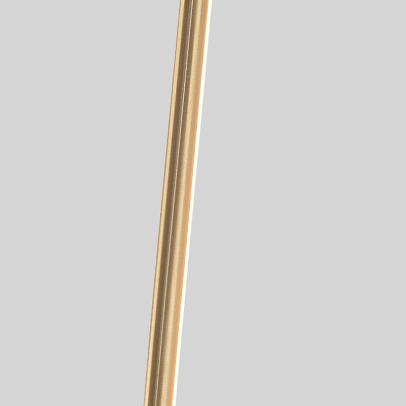 Linear Shade Metal Wall Sconce Modern Style Single Light Wall Lighting Fixtures in Brass