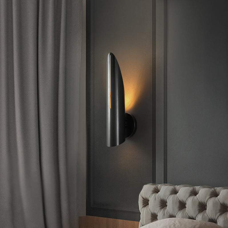 Nordic Style Wall Light Geometric 1 Light Wall Sconce with Brass for Bedroom