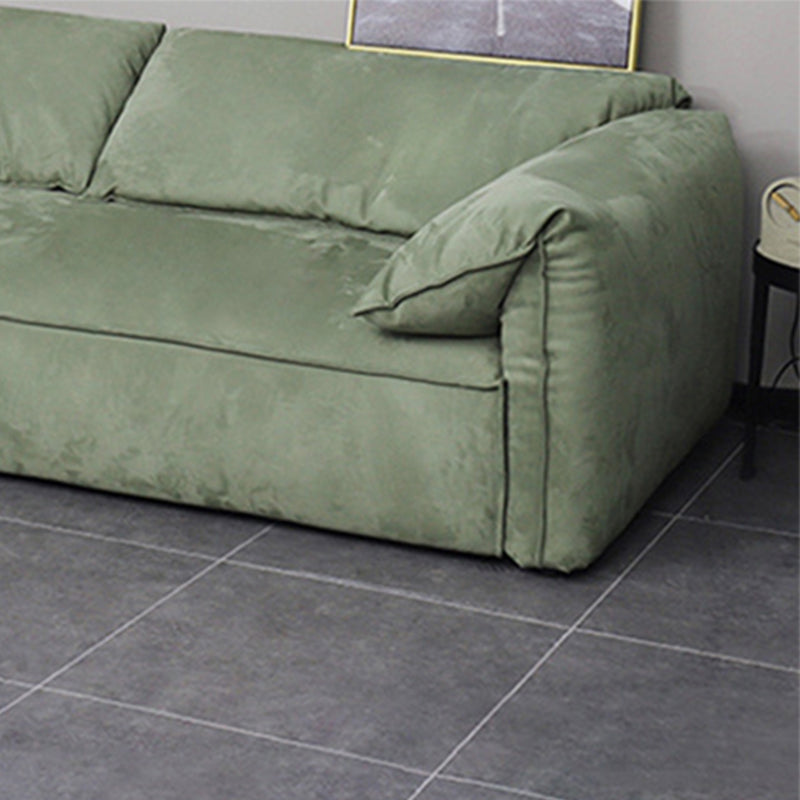 Pillow Top Arm Sofa Modern Simple Faux Leather Sofa - 45.28"d
