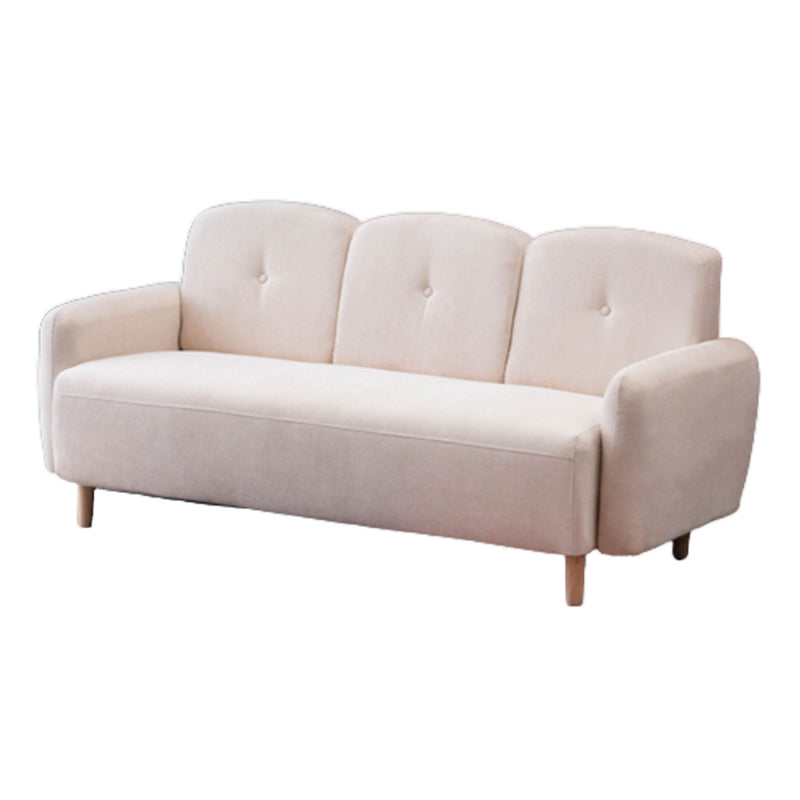 29.92" High Velvet Sofa Recessed Arm Sofa with 3-seater for Apartment