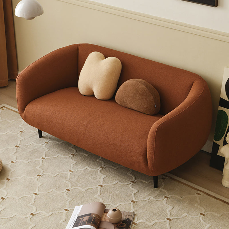 Wool Tuxedo Arm Sofa 31.49" Wide Modern Sofa for Living Room