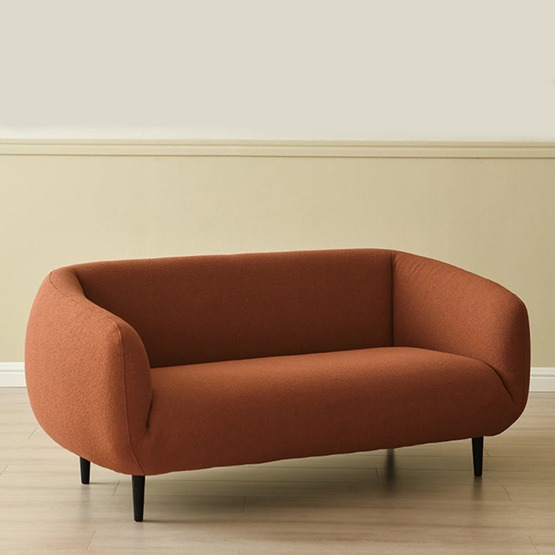 Wool Tuxedo Arm Sofa 31.49" Wide Modern Sofa for Living Room