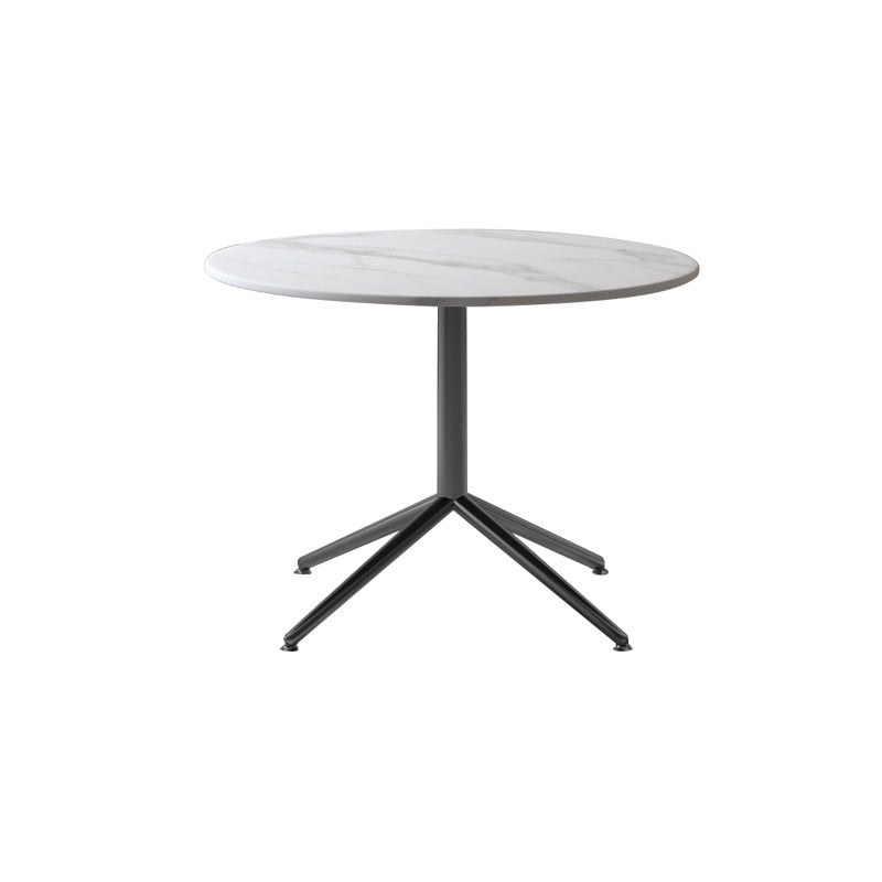 Glam Trestle Coffee Table Slate Rectangular Cocktail Table for Home
