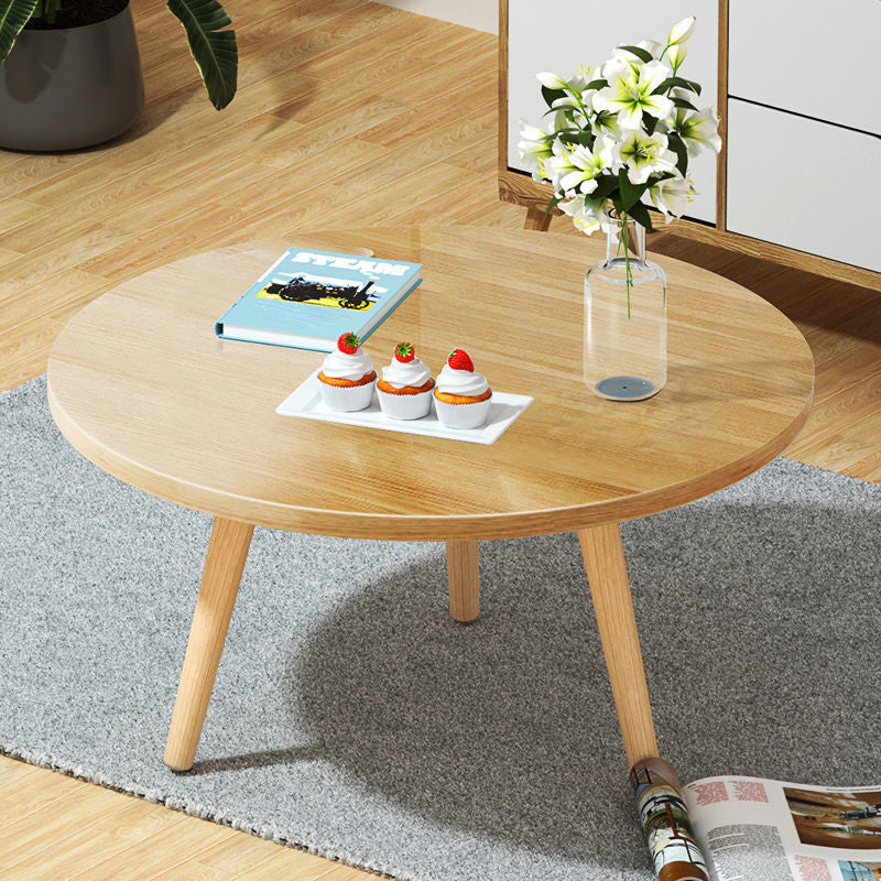 Contemporary Style Coffee Table Wooden 4 Legs Coffee Cocktail Table