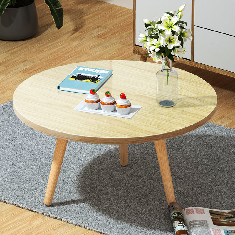 Contemporary Style Coffee Table Wooden 4 Legs Coffee Cocktail Table