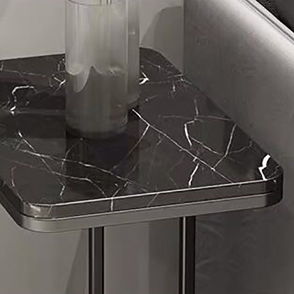23.83" Tall Contemporary Style Side End Table Metal C Side Table