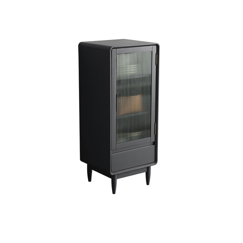 33.46"/42.52" Tall 1- Door Wooden Cabinet , 1- Drawer Rectangle Accent Cabinet