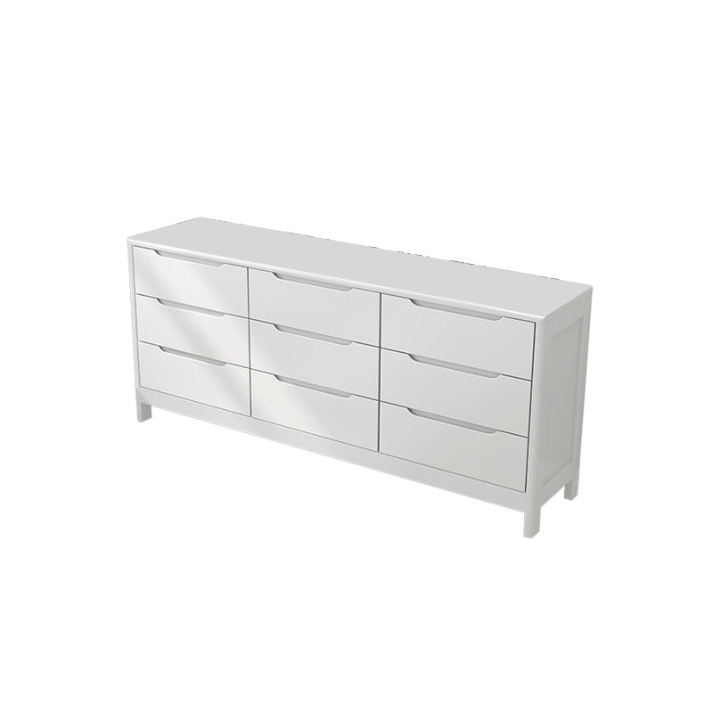 29.5"/37" Tall Solid Wood Chest, Rectangle Accent Chest with Drawers