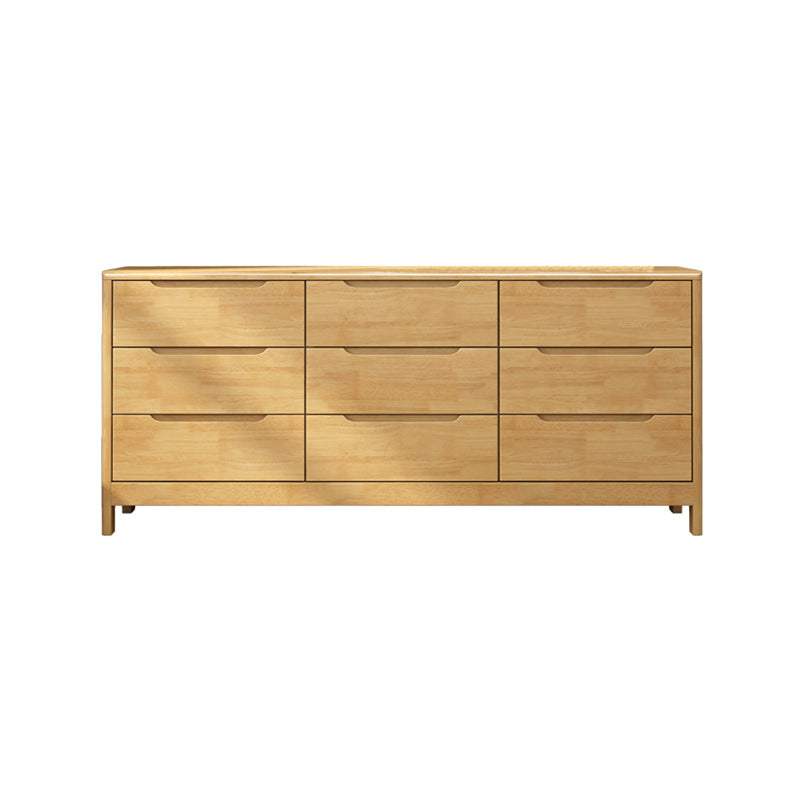 29.5"/37" Tall Solid Wood Chest, Rectangle Accent Chest with Drawers