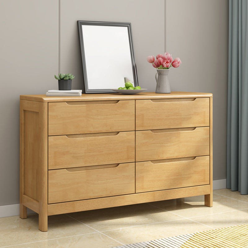 29.5"/37" Tall Solid Wood Chest, Rectangle Accent Chest with Drawers