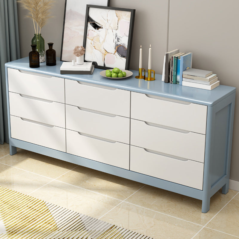 29.5"/37" Tall Solid Wood Chest, Rectangle Accent Chest with Drawers