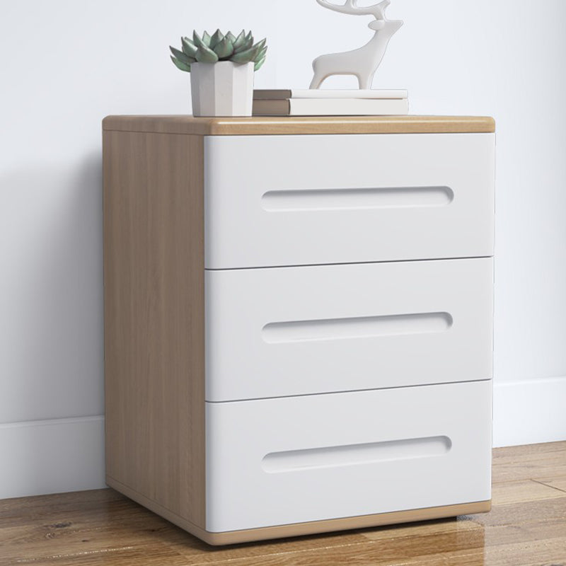 Contemporary 22.83'"Tall Wooden Chest, Rectangle 3- Drawer Accent Chest