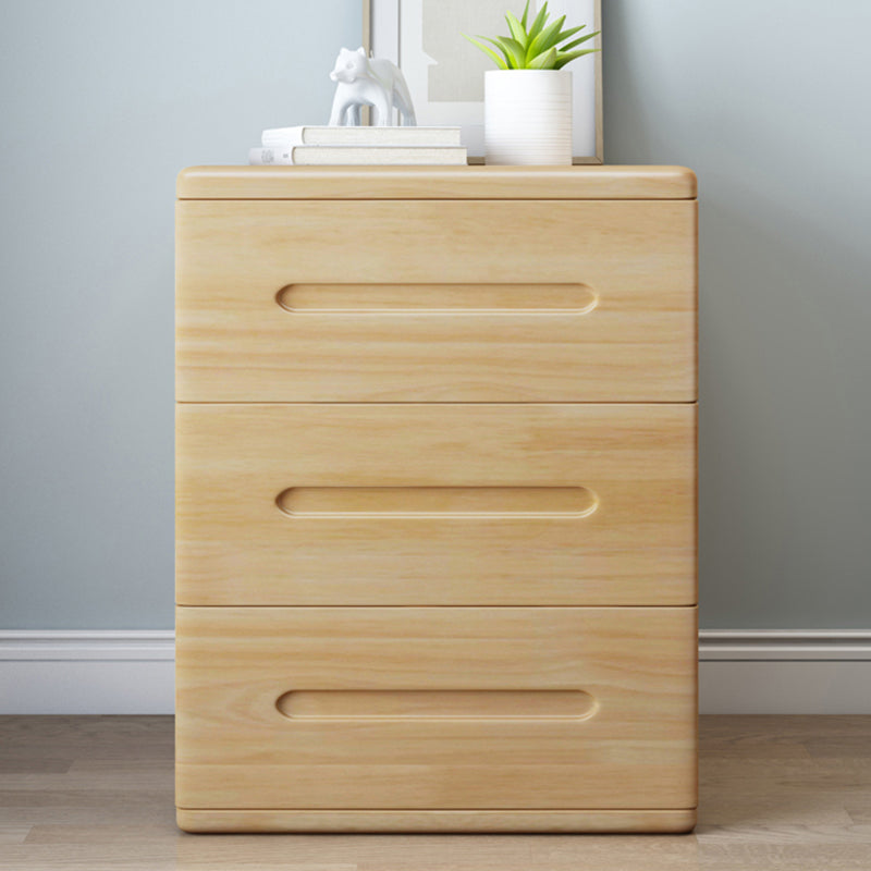Contemporary 22.83'"Tall Wooden Chest, Rectangle 3- Drawer Accent Chest