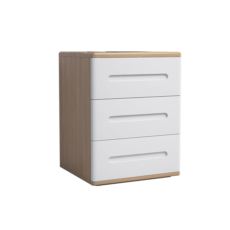 Contemporary 22.83'"Tall Wooden Chest, Rectangle 3- Drawer Accent Chest