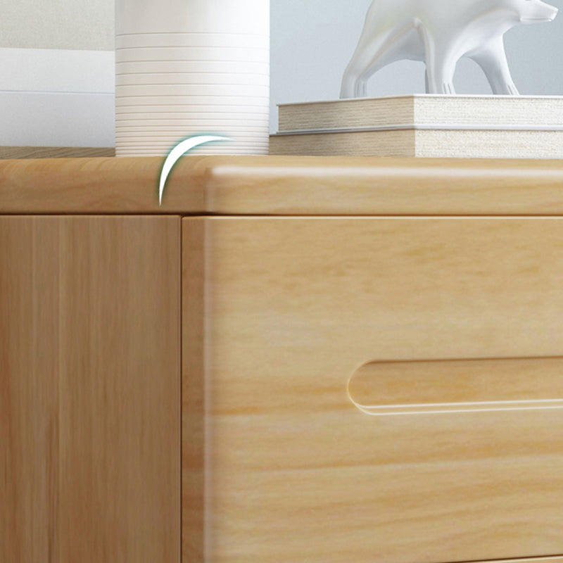 Contemporary 22.83'"Tall Wooden Chest, Rectangle 3- Drawer Accent Chest