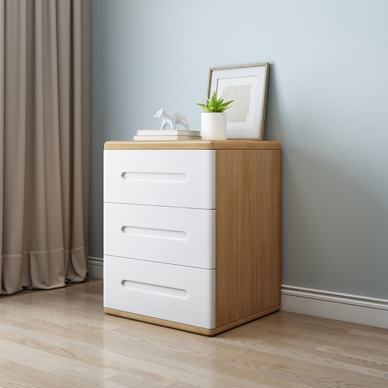 Contemporary 22.83'"Tall Wooden Chest, Rectangle 3- Drawer Accent Chest