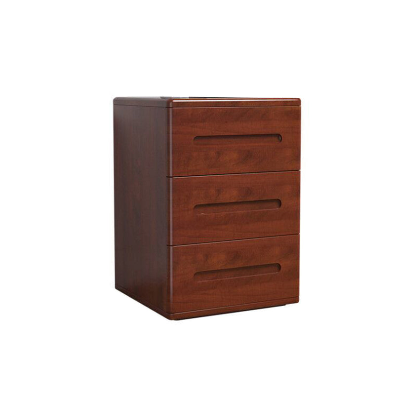 Contemporary 22.83'"Tall Wooden Chest, Rectangle 3- Drawer Accent Chest