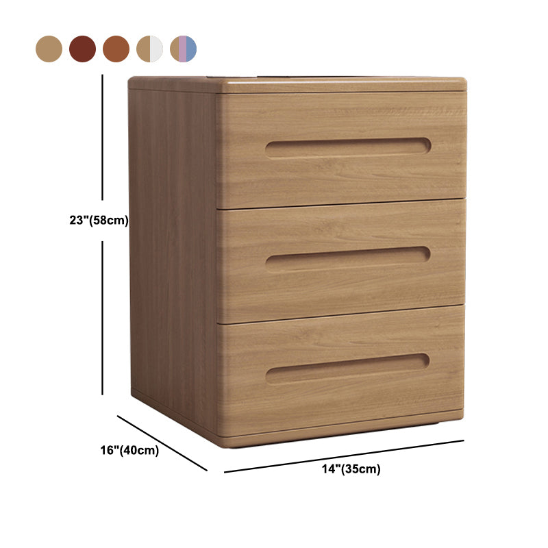 Contemporary 22.83'"Tall Wooden Chest, Rectangle 3- Drawer Accent Chest