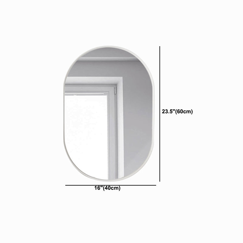 Contemporary Vanity 3 Storage Drawers Dresser with Mirror Stool in White