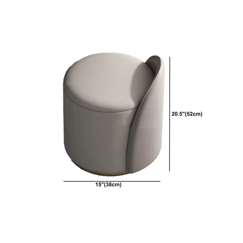 White Vanity Metal Make-up Vanity Stone Top Dressing Table Stool Set