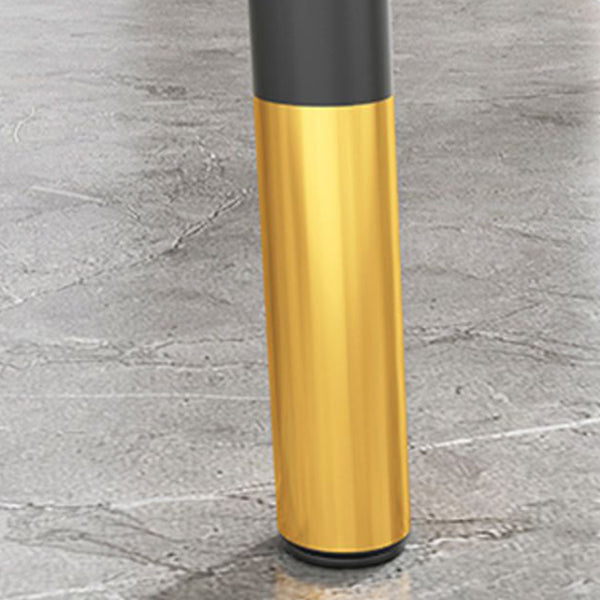 Rectangular Sintered Stone Dining Table Traditional Luxury Dining Furniture with 4 Legs