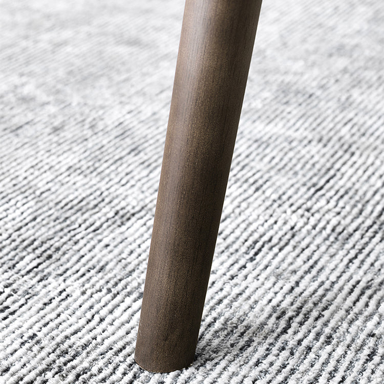 Mid-Century Modern Dining Table Sintered Stone Dining Table with 4 Legs