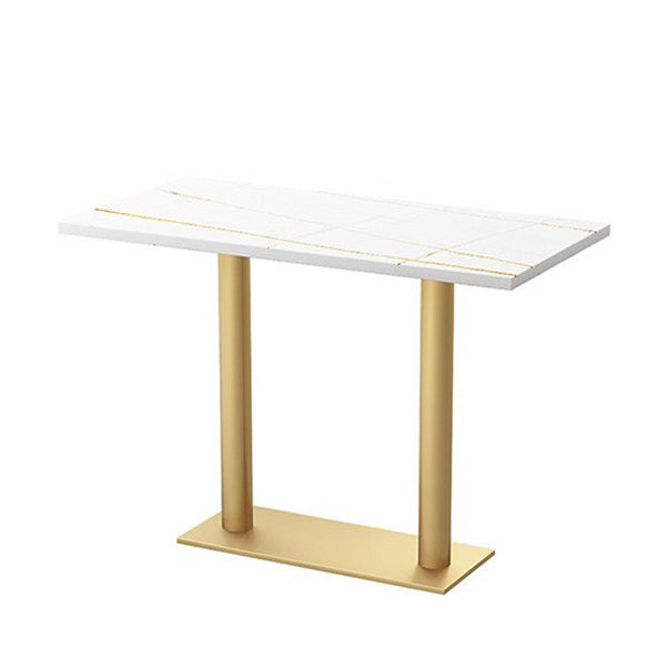 Industrial Style Dining Table Sintered Stone Table for Dining Room