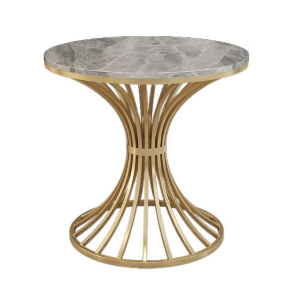 Traditional Luxury Dining Table Sintered Stone Pedestal Table for Dining Room