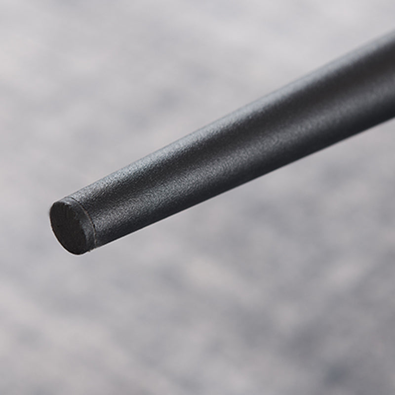 Industrial Dining Room Side Chairs Faux Leather Arm Open Chair for Kitchen