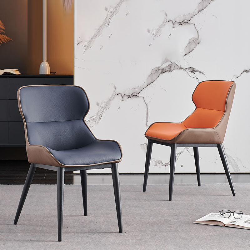 Industrial Dining Accent Chair Upholstered Dining Side Chair