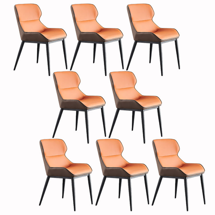 Industrial Dining Accent Chair Upholstered Dining Side Chair